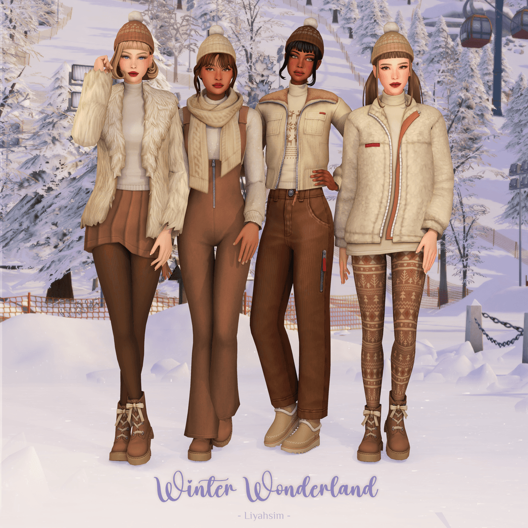 Скриншот мода Коллекция одежды Winter Wonderland Collection